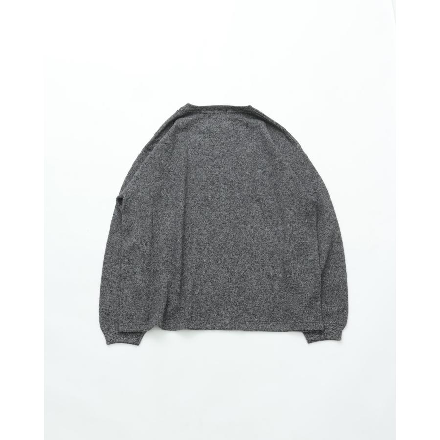 crepuscule（クレプスキュール） Co/Ra Moss Stitch P/O HEATHER GRAY