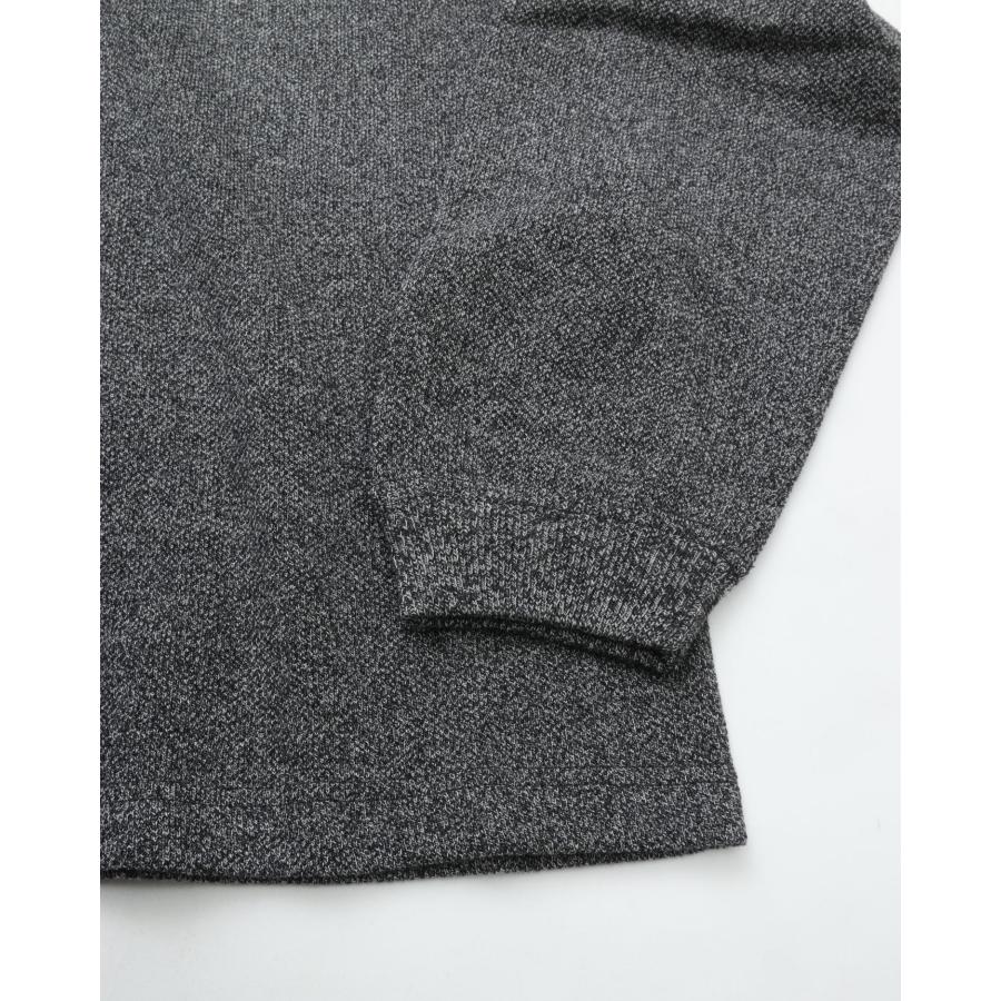 crepuscule（クレプスキュール） Co/Ra Moss Stitch P/O HEATHER GRAY