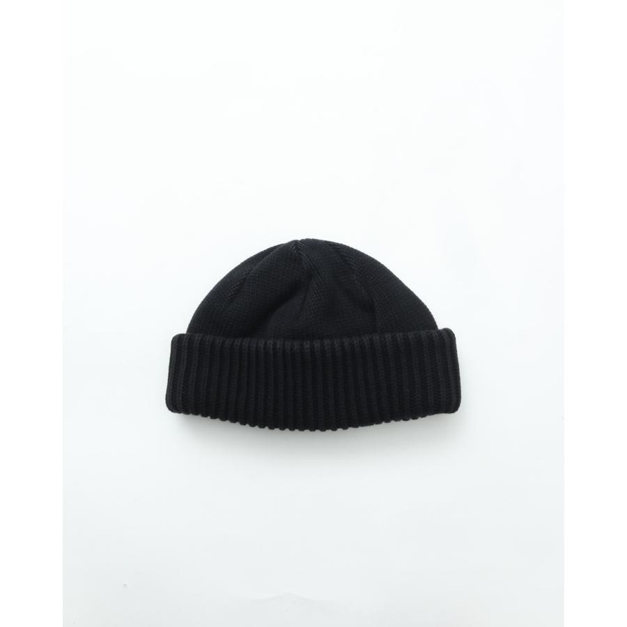 crepuscule（クレプスキュール） Knit Cap 1 BLACK ニット キャップ