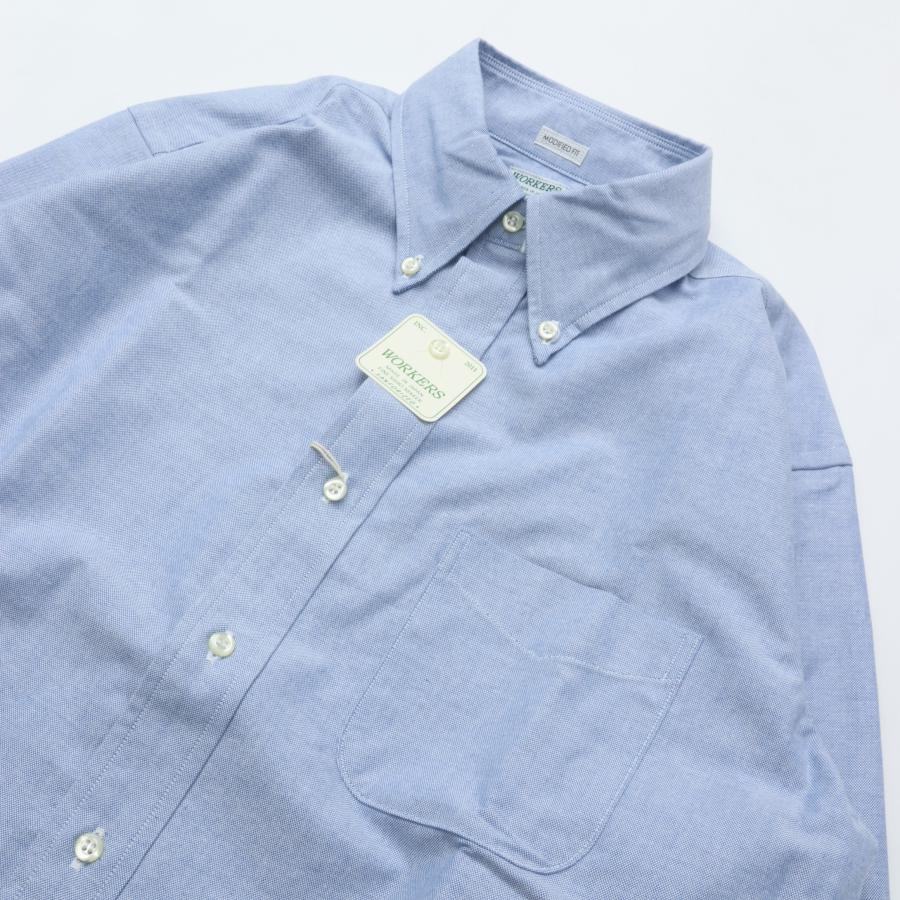WORKERS ワーカーズ Modified BD Shirt OX Blue ボタンダウン シャツ