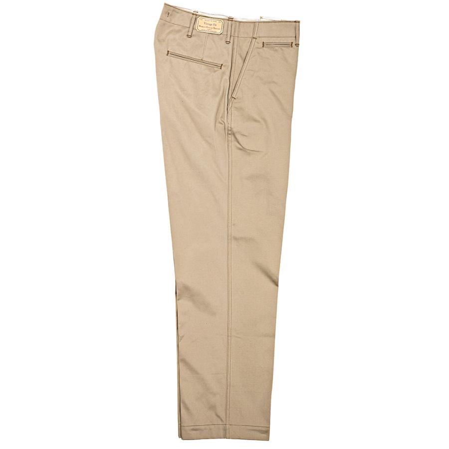 WORKERS ワーカーズ Officer Trousers Vintage Fit, Khaki No-1