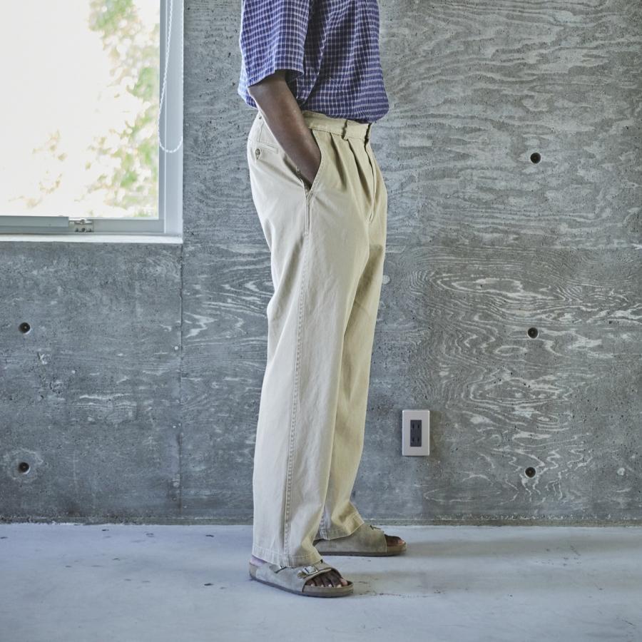 orSlow（オアスロウ） orslow / TWO TUCK WIDE TROUSERS チノパンツ