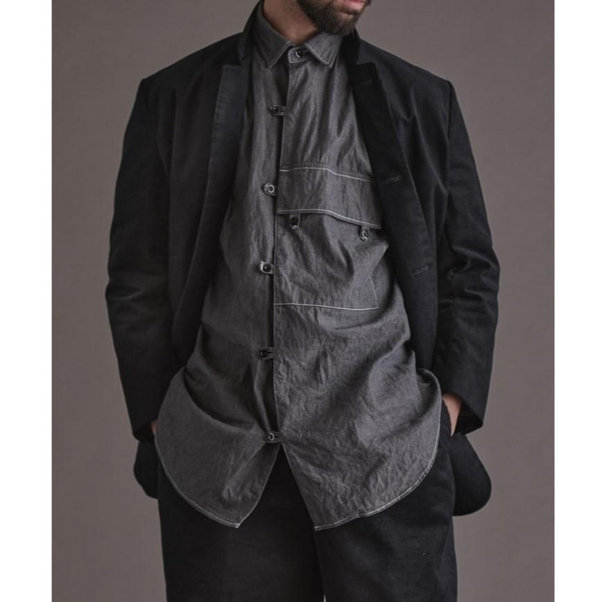 HAVERSACK /レギュラーカラーセミロングワークシャツ