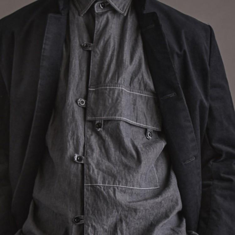 【美品】HAVERSACK ボージョン ギャザー シャツ M 美品】HAVERSACK ボージョン ギャザー シャツ M