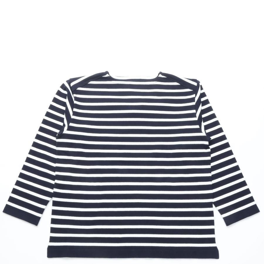 Yonetomi NEW BASIC Yonetomi / WAVE COTTON BASQUE KNIT PULLOVER