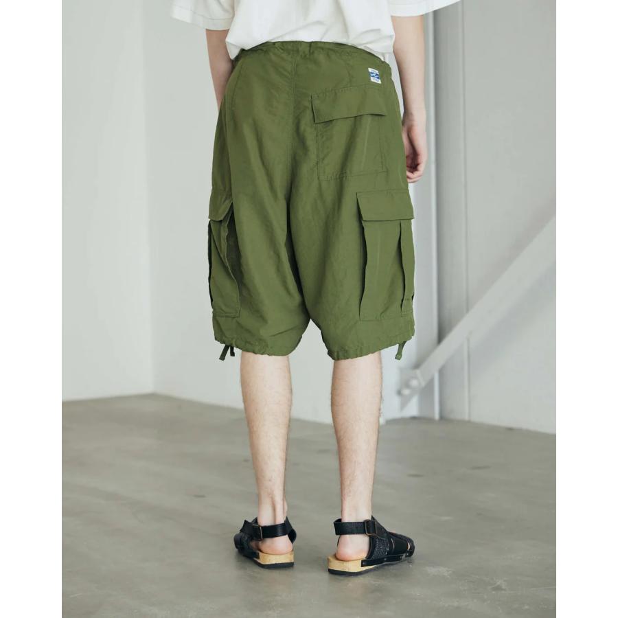 【中古美品】クロスクローゼット コットンパナマ カーゴショーツ オリーブ L ARMY TWILL（アーミーツイル） NYLON OX CARGO SHORT BLACK ナイロン