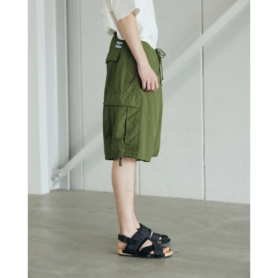 ARMY TWILL（アーミーツイル） NYLON OX CARGO SHORT BLACK ナイロン