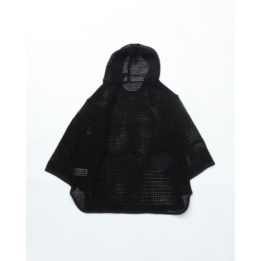 ARMY TWILL アーミーツイルコットンメッシュフーディ　FRAMeWORK ARMY TWILL（アーミーツイル） COTTON MESH HOODIE AM-2613001 BLK