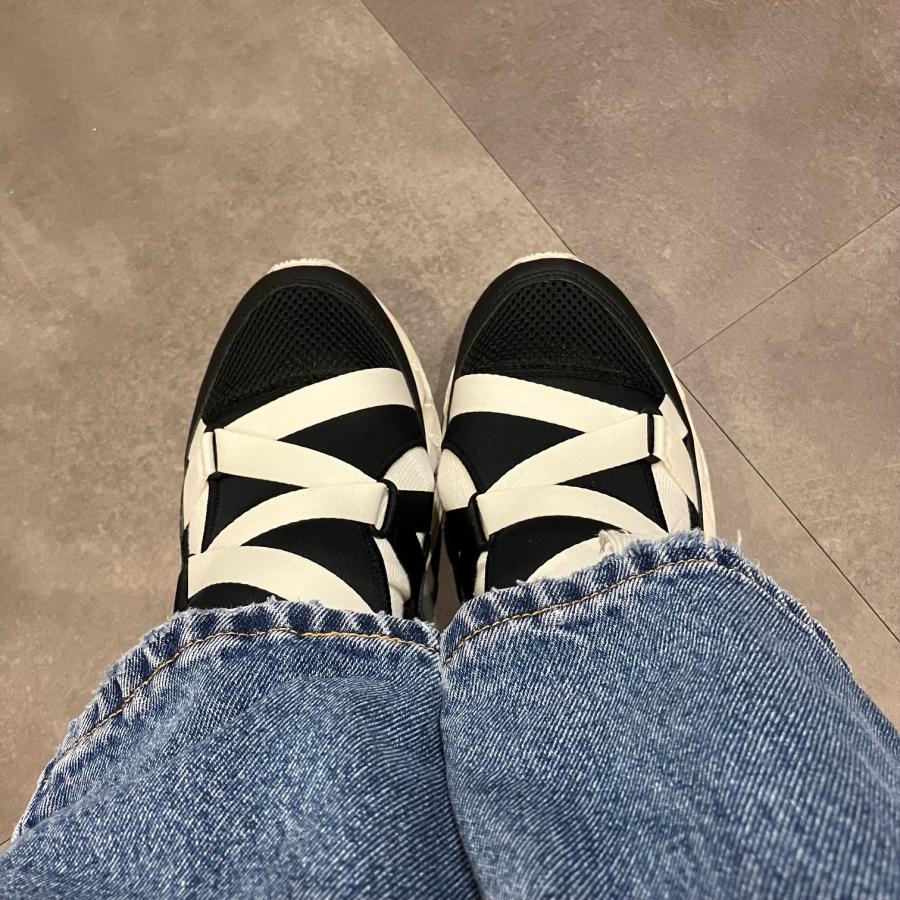 MIZUNO（ミズノ） MIZUNO/ WAVE PROPHECY Strap BLACK*WHITE