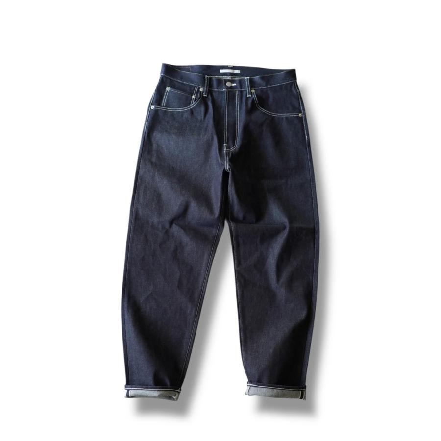 HATSKI ハツキ Denim01 Loose Tapered Denim -One Wash テーパード 