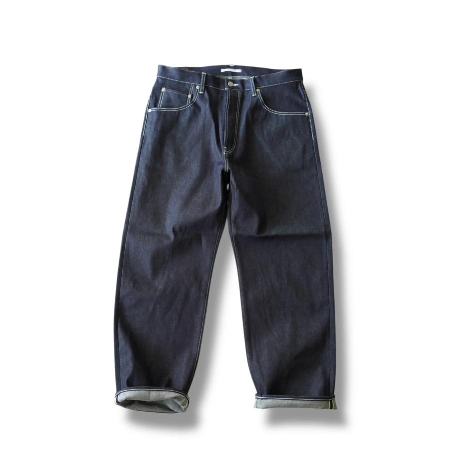 HATSKI ハツキ HTK-Denim03 Wide Tapered Denim -One Wash- ワイド