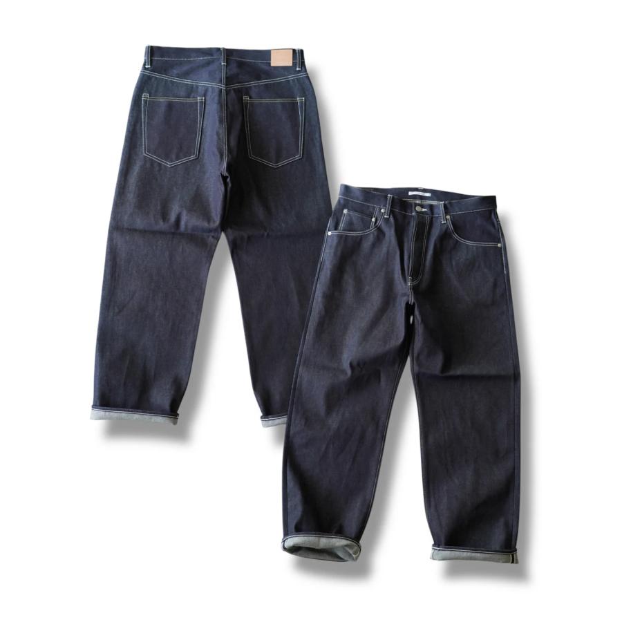 HATSKI ハツキ HTK-Denim03 Wide Tapered Denim -One Wash- ワイド