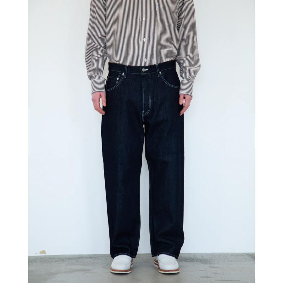HATSKI ハツキ HTK-Denim03 Wide Tapered Denim -One Wash- ワイド