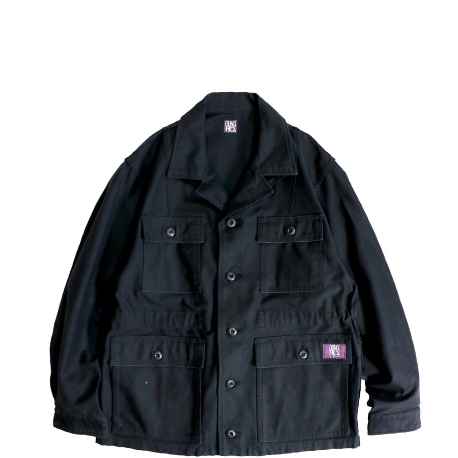 30％COUPON配布中 GUNG HO / OFFICER JACKET BLACK ユニセックス ガンホー ブラック : CASDAY ...