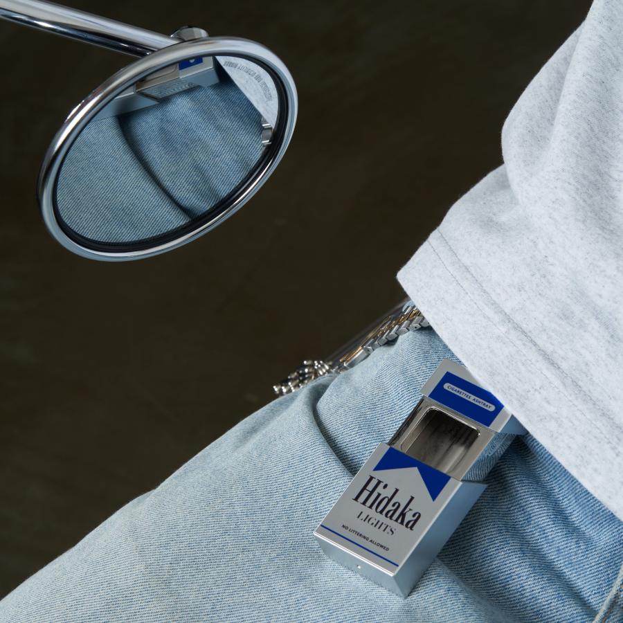 HIDAKA（ヒダカ） HIDAKA/ PORTABLE ASHTRAY - MARLBORO BLUE 携帯灰皿