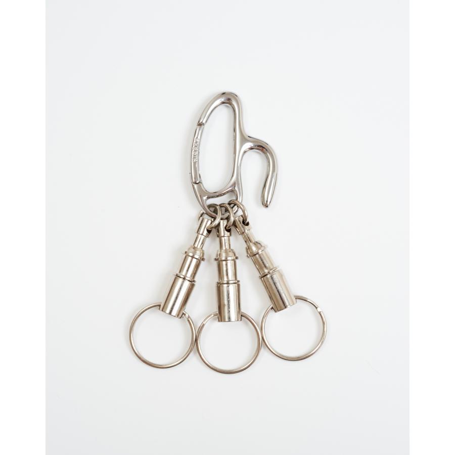 HIDAKA シルバー カラビナ HIDAKA シルバー カラビナ付きキーホルダー カラビナ シルバー