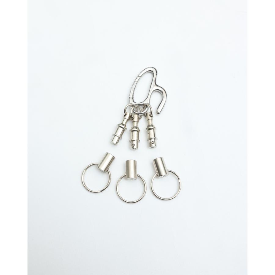 HIDAKA シルバー カラビナ付きキーホルダー HIDAKA シルバー カラビナ付きキーホルダー