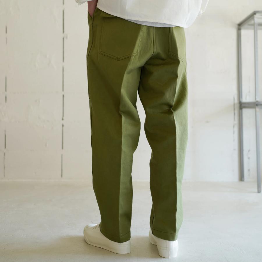 HATSKI / Loose Fatigue Trouser HTK-24021 OLIVE ハツキ ベイカー