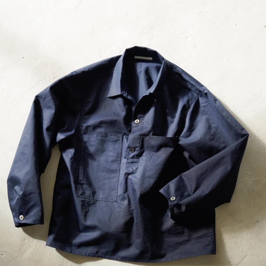 COUPON配布中 HATSKI / Pullover Work Shirt HTK-24030 NAVY COUPON配布中 HATSKI / Pullover Work Shirt HTK-24030 NAVY