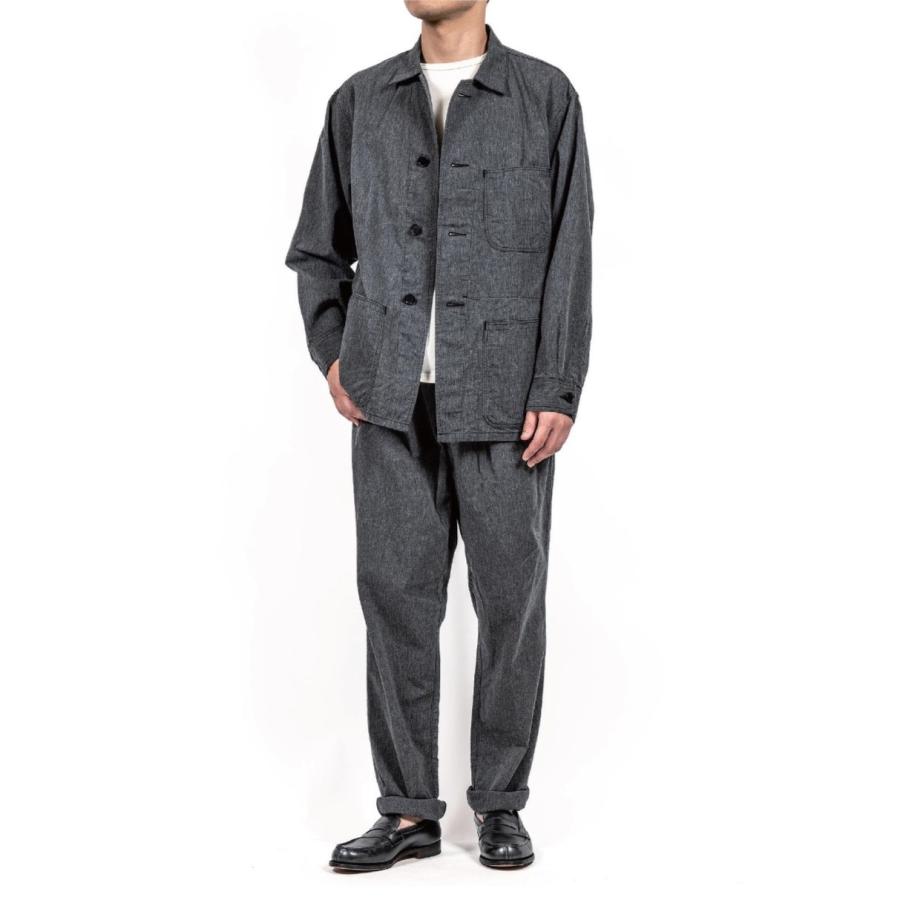 WORKERS / Summer Trousers, 20 Charcoal Linen Cotton ワーカーズ