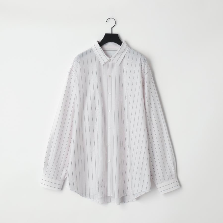 25SS カネマサフィル シャツ 46G Atmosphere Stripe KANEMASA PHIL.(カネマサフィル) 46G Atmosphere Stripe Shirt