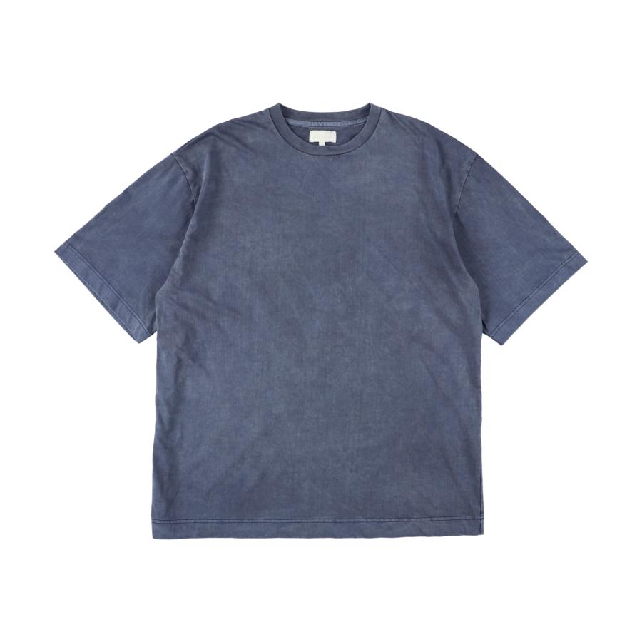 KANEMASA PHIL / 36G Low Twist Garment Dye S/S Tee NAVY