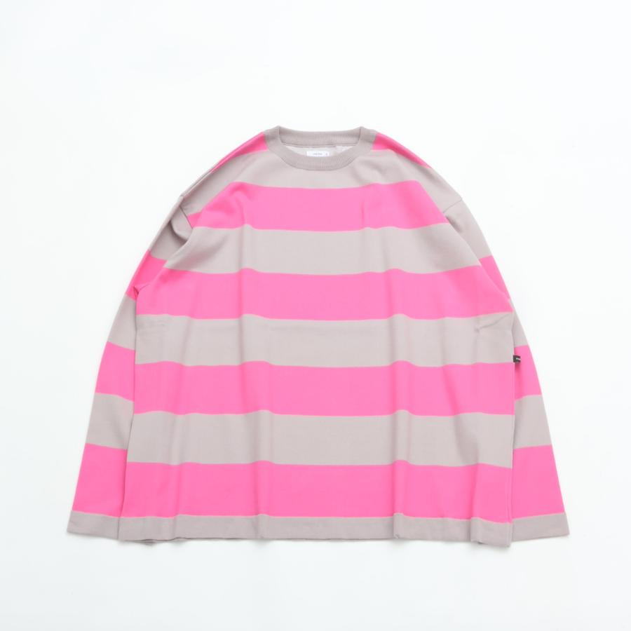 maillot（マイヨ） Wide Border Long-Tee (ワイドボーダーロングTee