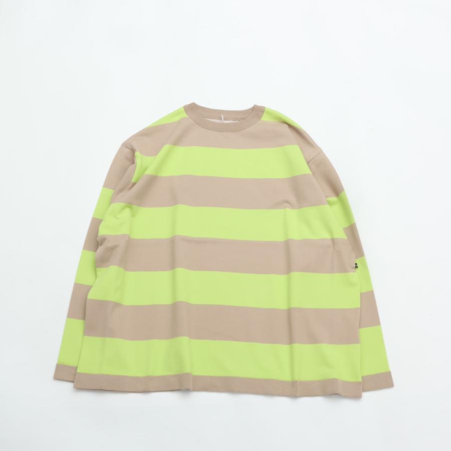 最終価格○maillot (マイヨ) ワイドボーダーロングTee maillot(マイヨ) Wide Border Long-Tee (ワイドボーダーロングTee) MAK