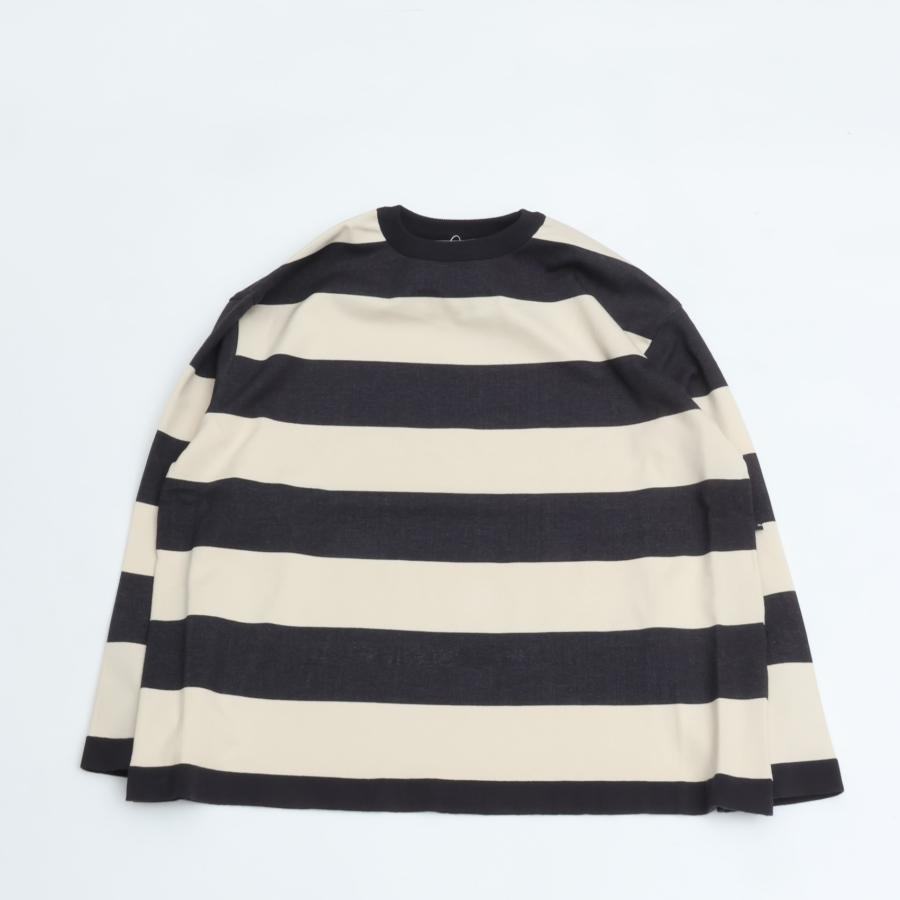 【お値下げしました】maillot｜ ワイドボーダーロングTee maillot（マイヨ） maillot / Wide Border Long-Tee (ワイドボーダー