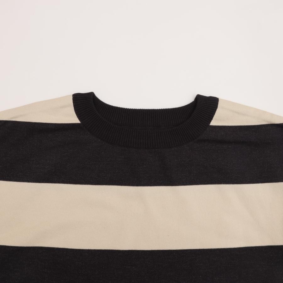 maillot（マイヨ） maillot / Wide Border Long-Tee (ワイドボーダー