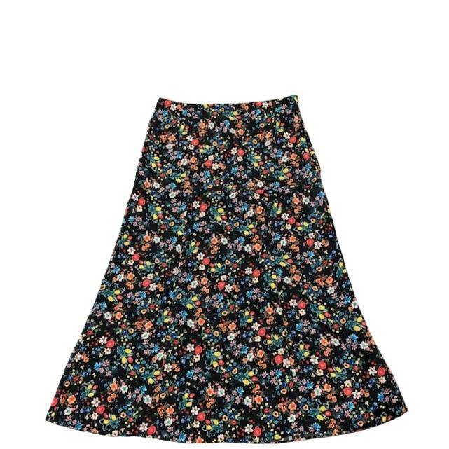MEYAME（メヤメ） MEYAME / BEAUTIFUL SKIRT (FLOWER) BLACK スカート