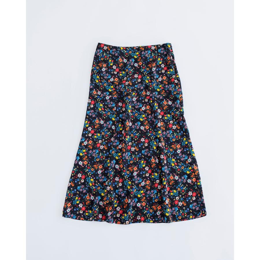 MEYAME（メヤメ） BEAUTIFUL SKIRT (FLOWER) BLACK スカート プリント