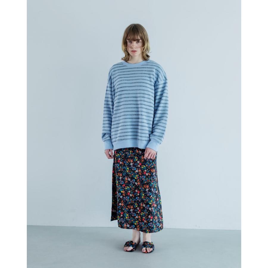 MEYAME（メヤメ） BEAUTIFUL SKIRT (FLOWER) BLACK スカート プリント