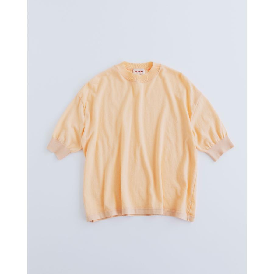 MEYAME（メヤメ） COTTON KNIT TEE SKY コットン ニットティー