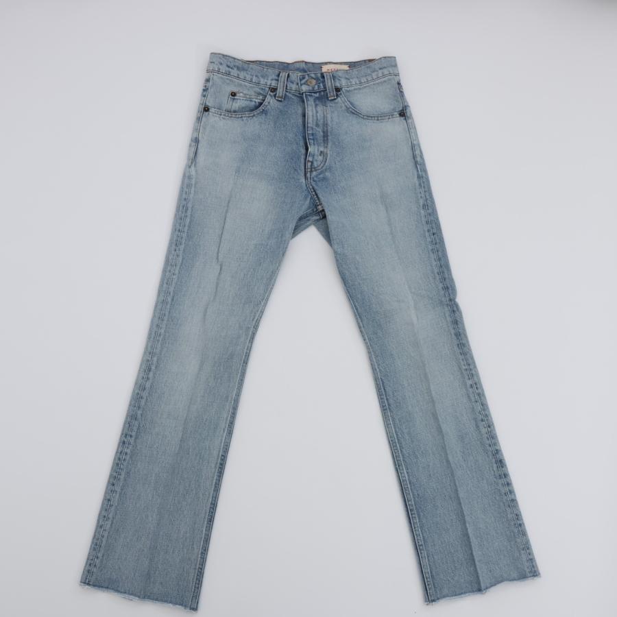 MEYAME（メヤメ） MEYAME / CENTER PLEATS FLARE JEANS デニム