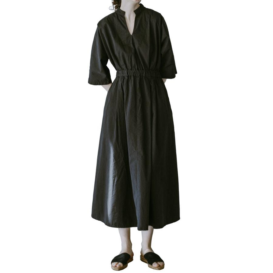 MEYAME COTTON DRESS ブラック　コットン　ワンピース MEYAME（メヤメ） MEYAME / COTTON DRESS BLACK ドレス ワンピース