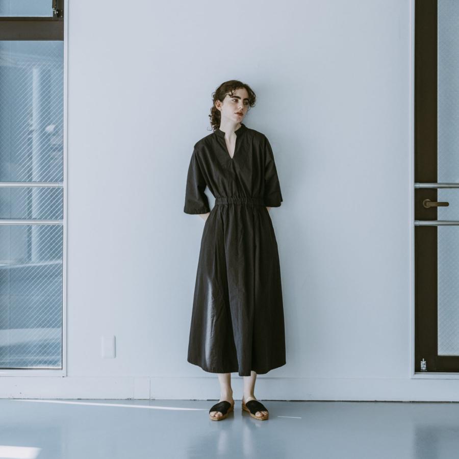 MEYAME（メヤメ） MEYAME / COTTON DRESS BLACK ドレス ワンピース