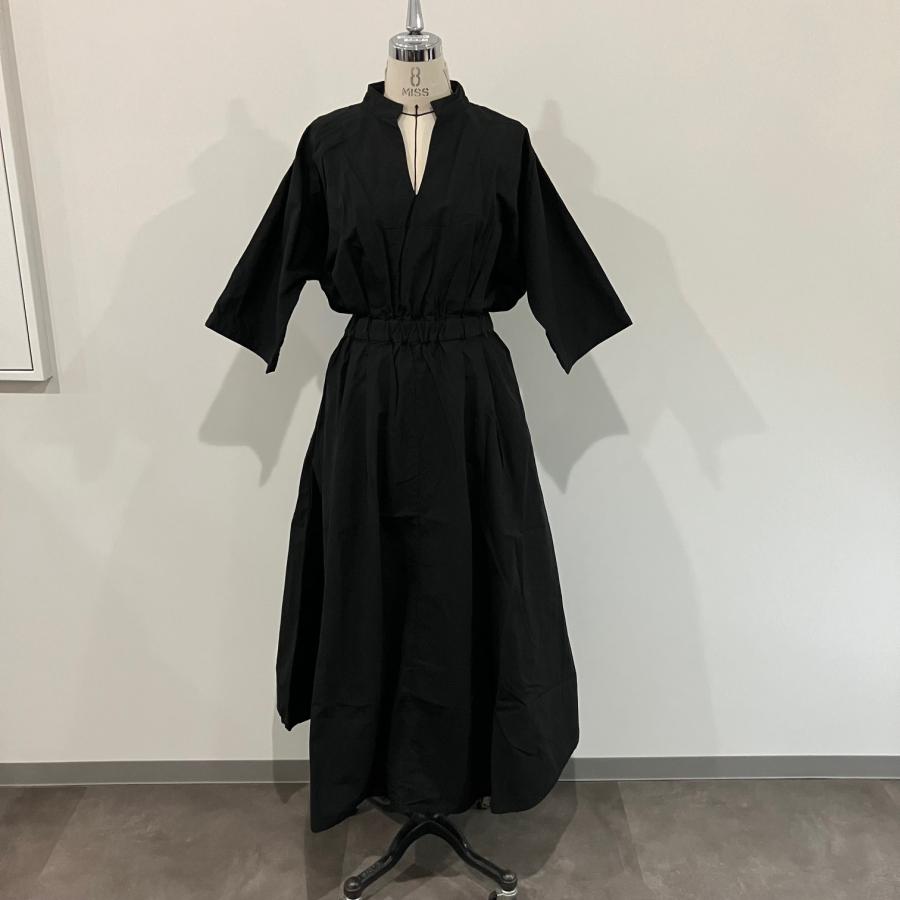 MEYAME（メヤメ） MEYAME / COTTON DRESS BLACK ドレス ワンピース