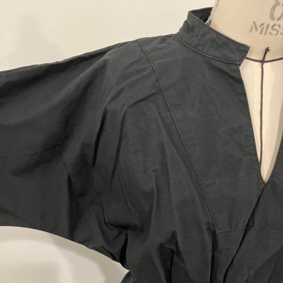 MEYAME（メヤメ） MEYAME / COTTON DRESS BLACK ドレス ワンピース