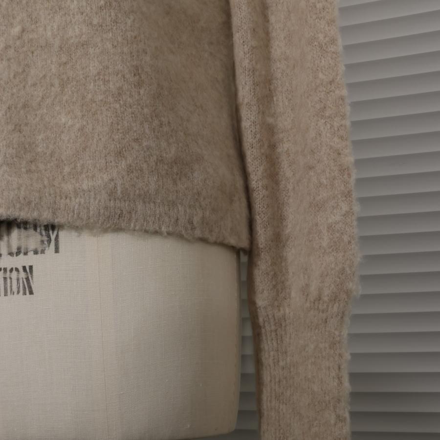 MEYAME COUPON配布中 MEYAME / FLUFFY PULLOVER BEIGE メヤメ MEYAME COUPON配布中 MEYAME / FLUFFY PULLOVER BEIGE メヤメ