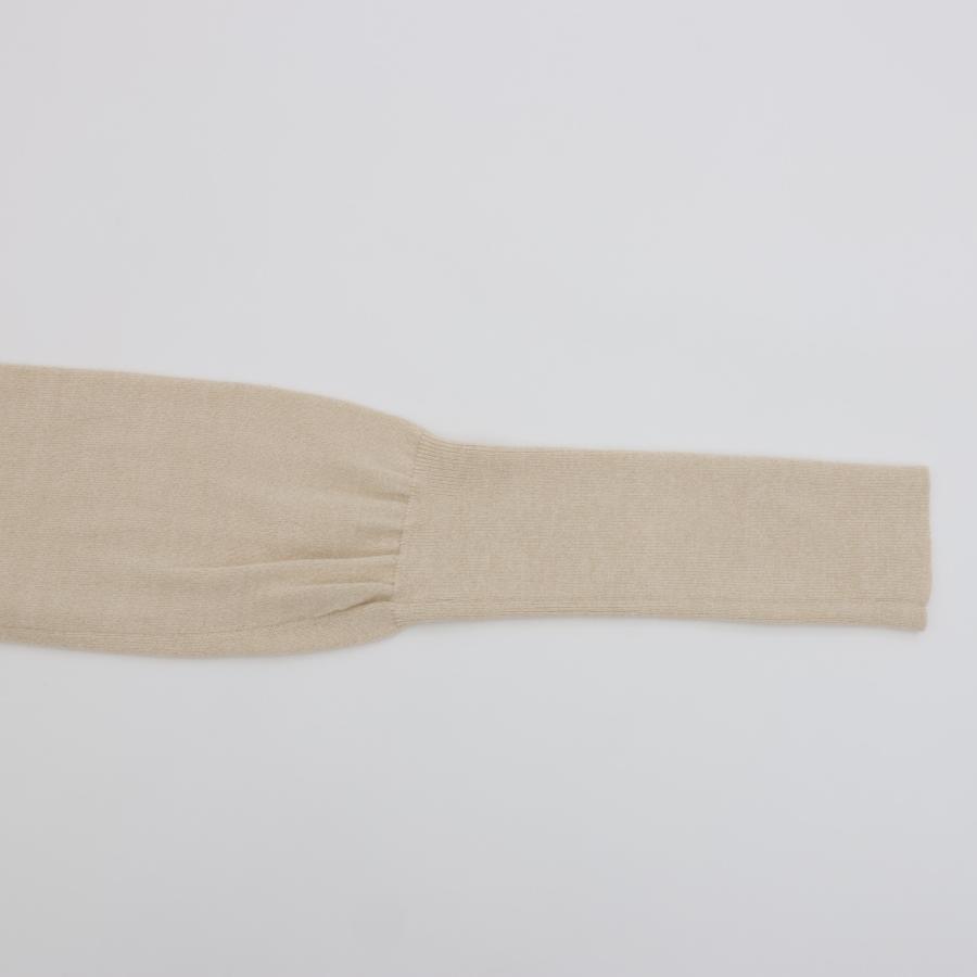 MEYAME（メヤメ） MEYAME / TEAR SHAPE KNIT BEIGE ニット ロンT