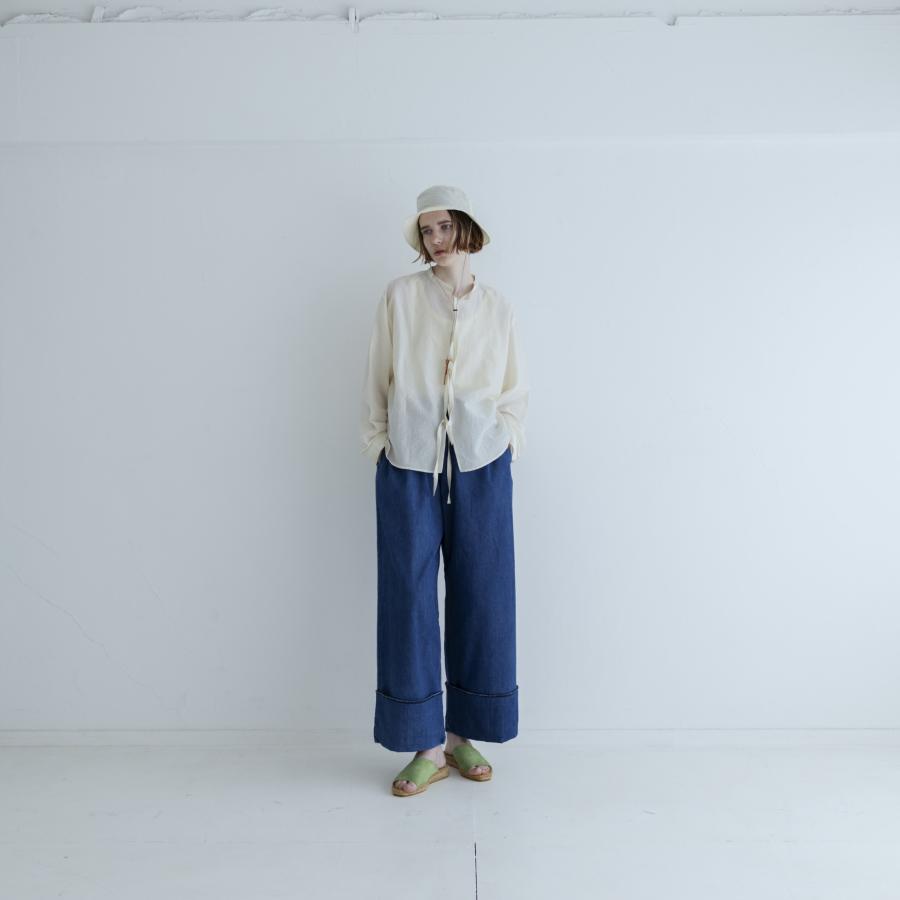 MEYAME（メヤメ） MEYAME / COTTON SILK BLOUSE JACKET CREAM ブラウス 