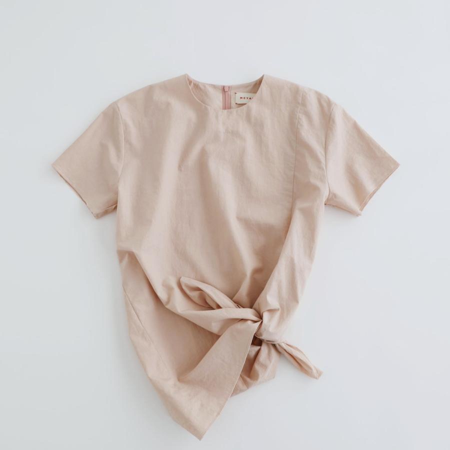 MEYAME（メヤメ） MEYAME / SLIT BLOUSE PINK スリットブラウス 