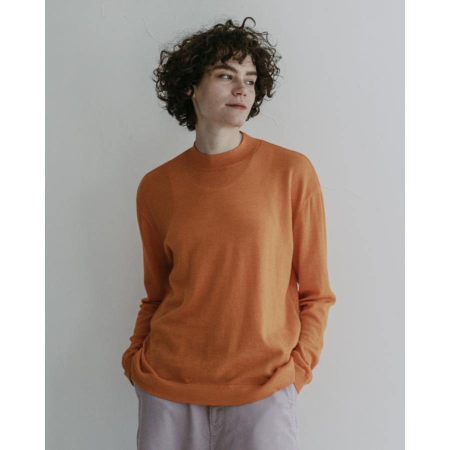 MEYAME（メヤメ） WASHABLE MERINO WOOLCOTTN KNIT ORANGE