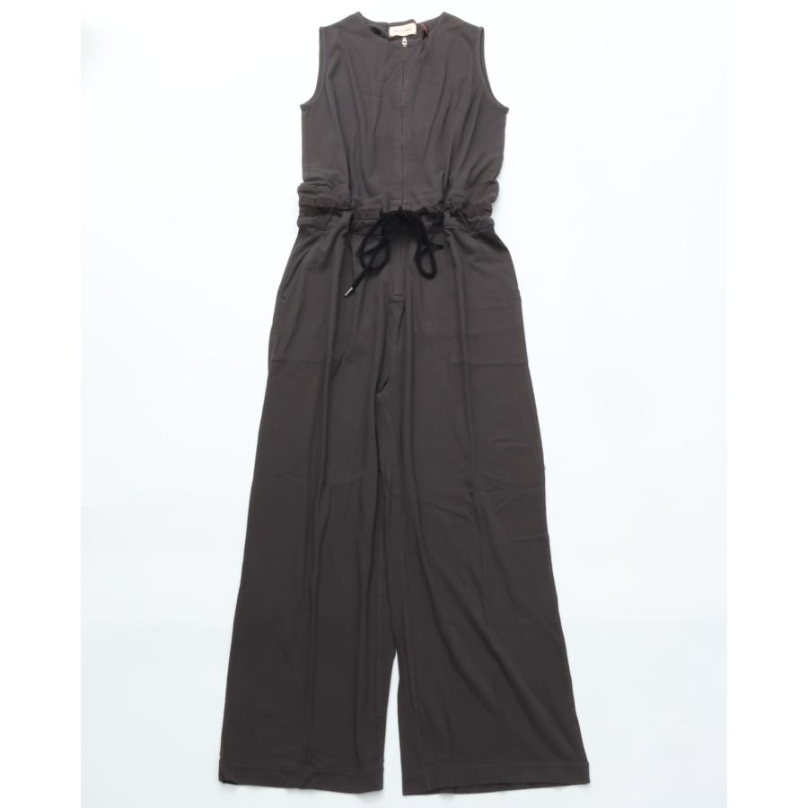 MEYAME（メヤメ） SLEEVELESS HALF ZIP ALL-IN-ONE MEY-2306 BLACK