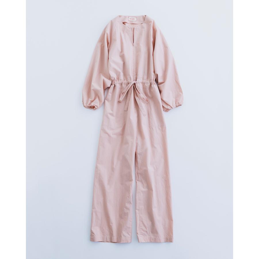 MEYAME（メヤメ） HALF ZIP ALL IN ONE(LONG SLEEVE) PINK ハーフ