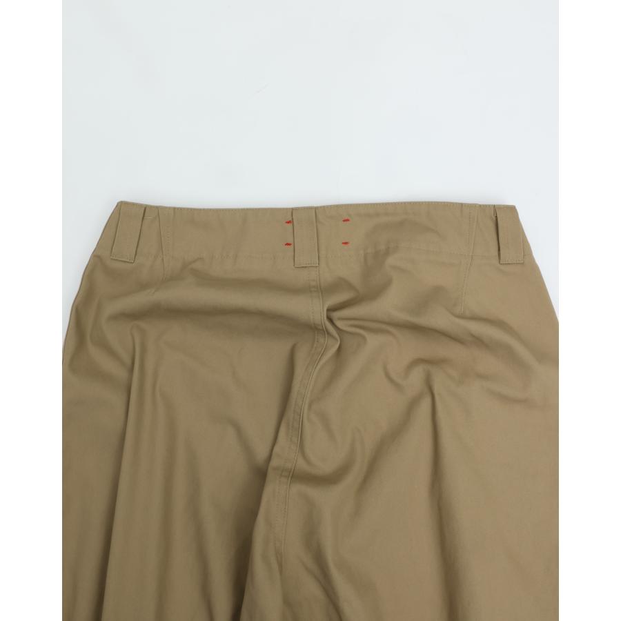 MEYAME（メヤメ） SIDE LINE WIDE PANTS BEIGE サイドラインワイド