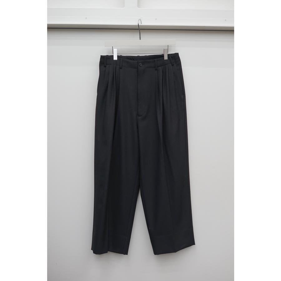 nonnotte（ノノット） Draping Five-Tuck Wide Trousers N-26A-019
