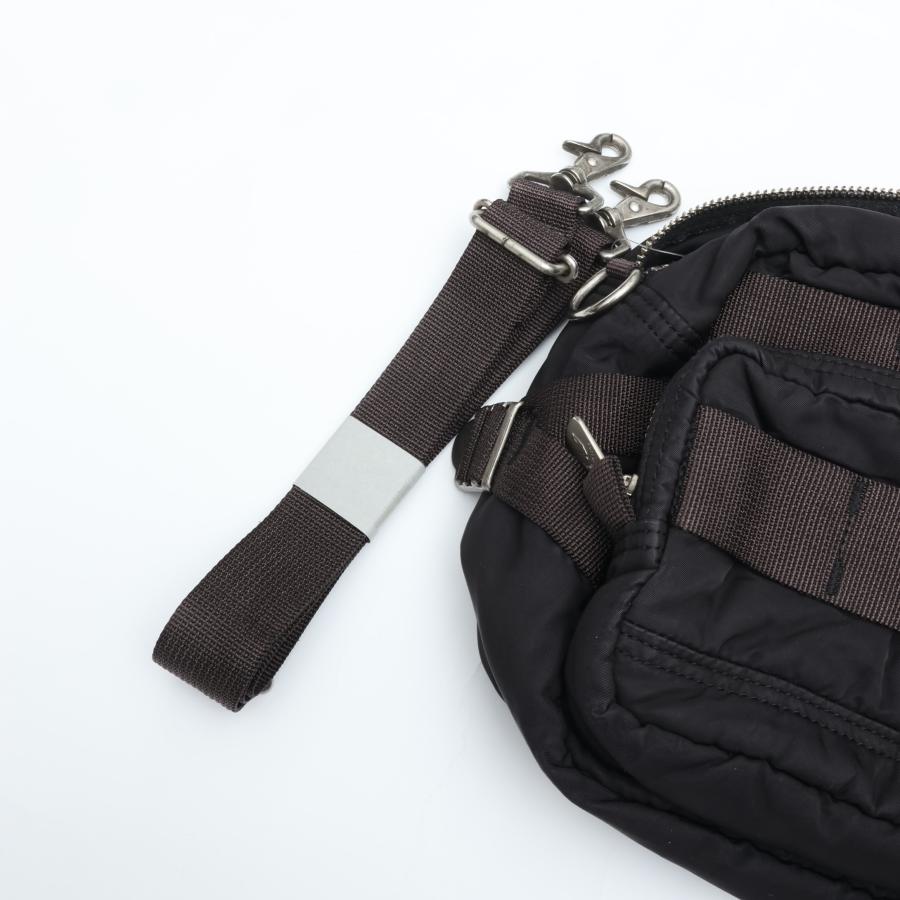 PORTER CLASSIC（ポータークラシック） SUPER NYLON WAIST BAG BLACK