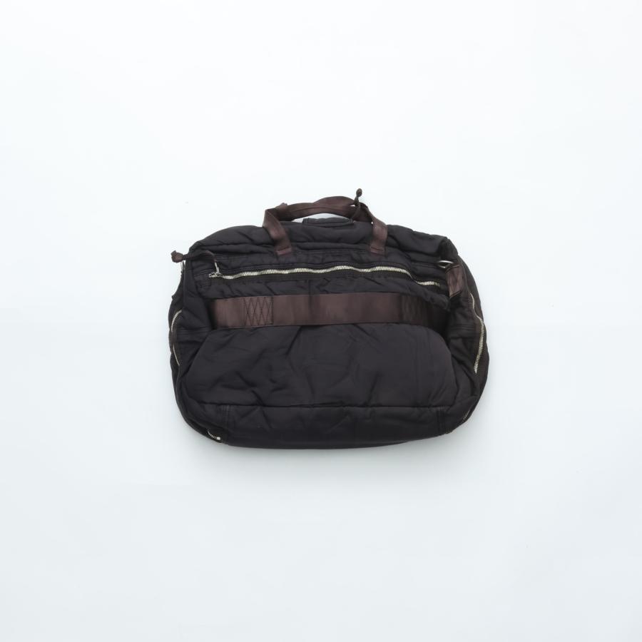 PORTER CLASSIC ポータークラシック SUPER NYLON TRAVEL BAG M BLACK トラベルバッグ スーパーナイロンの画像